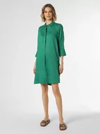 Sukienki - Apriori - Damska sukienka lniana, zielony - miniaturka - grafika 1