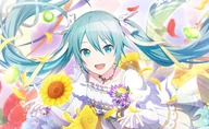 Podkładki pod mysz - PODKŁADKA POD MYSZ Z Nadrukiem 22x18 cm Vocaloid Hatsune Miku Manga Prezent - miniaturka - grafika 1