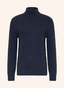 Gant Sweter Dzianinowy Typu Troyer blau - GANT - Swetry męskie - miniaturka - grafika 1