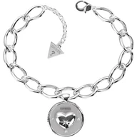 Bransoletki - Biżuteria GUESS JUBB01440JWRH. Bransoletka, Kolor szary. Kobieta. - miniaturka - grafika 1