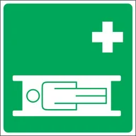 Akcesoria BHP - Tabliczka NOSZE 20x20cm PCV1mm - miniaturka - grafika 1