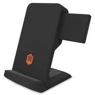 Ładowarki do telefonów - STM Ładowarka indukcyjna ChargeTree Go 3w1 15W Czarny - miniaturka - grafika 1