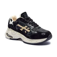 Moda i Uroda OUTLET - Premiata Sneakersy SHARKYD z dodatkiem skóry - miniaturka - grafika 1