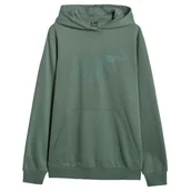 Bluzy sportowe męskie - Męska bluza 4F Sweatshirt M1980 Rozmiar: L / Kolor: zielony - miniaturka - grafika 1