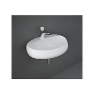 Umywalki - RAK Ceramics Ceramics Cloud Umywalka wisząca 65x44 cm biały mat CLOWB6501500A - miniaturka - grafika 1