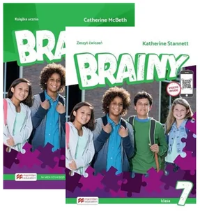 Pakiet Brainy. Klasa 7. Książka ucznia oraz zeszyt ćwiczeń. Język angielski. Szkoła podstawowa - Catherine McBeth, Katherine Stannett - Książki do nauki języka angielskiego - miniaturka - grafika 1