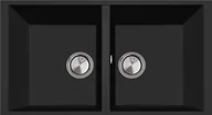 Zlewozmywaki - Zlew PLADOS ONE 7920-U CZARNY MAT (black mat 70) (ON7920ST70) - miniaturka - grafika 1