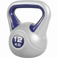 Kettlebell - Gorilla Sports Kettlebell Winylowe kontrast 12kg (100345-00006-0017) - miniaturka - grafika 1