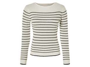 esmara® Sweter damski z dzianiny prążkowanej (W paski, XS (32/34)) - Swetry damskie esmara® Sweter damski z dzianiny prążkowanej (W paski, XS (32/34)) - Swetry damskie - miniaturka - grafika 1