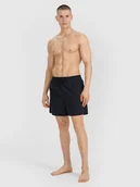 Kąpielówki męskie - 4F Spodenki plażowe boardshorty męskie - czarne XXL - miniaturka - grafika 1