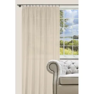 Firanka z taśmą DIANA 290 x 260 cm ecru - Firany - miniaturka - grafika 1