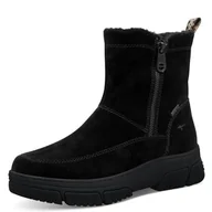 Śniegowce damskie - TAMARIS Damskie Comfort WL Boot Duo-tex śniegowce, czarne, rozmiar 37 EU, czarny, 37 EU - miniaturka - grafika 1