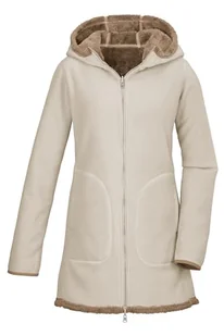 G.I.G.A. DX Damska dwustronna kurtka polarowa z kapturem GW 60 WMN KNTFLC PRK, ecru, 46, 42502-000 - Moda i Uroda OUTLET - miniaturka - grafika 1