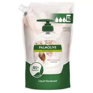 Palmolive NATURALS Milk & Almond z mlekiem i ekstraktem z migdałów kremowe mydło w płynie do rąk 1000 ml ZAPAS CP-PAL-0087 - Mydła - miniaturka - grafika 1