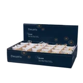 Ozdoby bożonarodzeniowe - Wiązka szklanych szyszek 3 sztuki mix kolorów - miniaturka - grafika 1