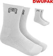 Skarpety termoaktywne - Seba/FR Skates Skarpety FR Sport Socks 2 Pack White 39-41 - miniaturka - grafika 1