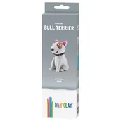 Masy plastyczne - Masa plastyczna HEY CLAY Dog Story Bull Terrier HCL30119CEE - miniaturka - grafika 1