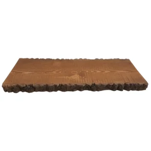 Deska dekoracyjna z korą brąz 60 x 23 x 3,5 cm - Kostki brukowe i krawężniki - miniaturka - grafika 1