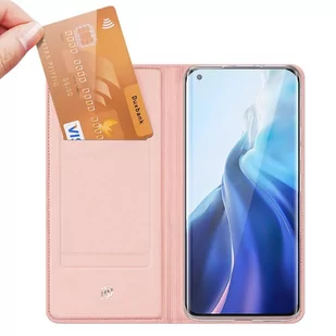 Dux Ducis Skin Pro kabura etui pokrowiec z klapką Xiaomi Mi 11 różowy - Etui i futerały do telefonów - miniaturka - grafika 2