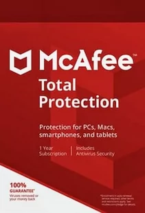 McAfee Total Protection Multidevice 5 Devices 1 Year Key GLOBAL - Gry PC Cyfrowe - miniaturka - grafika 1