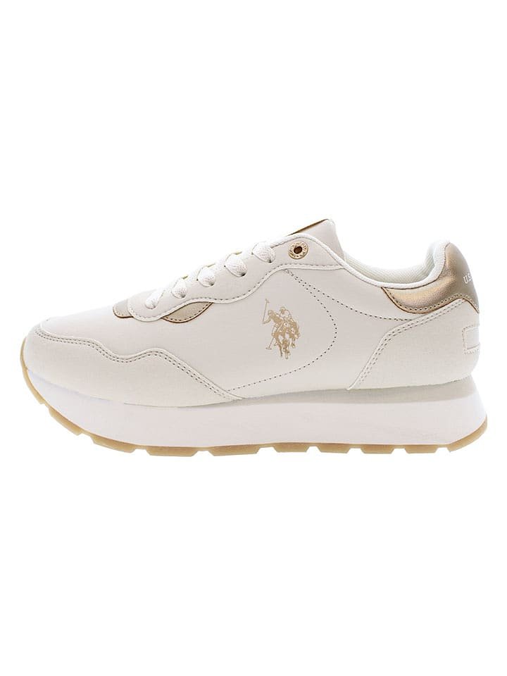 U.S. Polo Assn. Sneakersy w kolorze kremowym