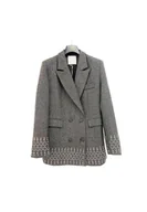 Marynarki i żakiety damskie - Giacca over spigato Donna TRASH AND LUXURY con swarosky - miniaturka - grafika 1