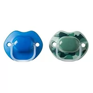 Smoczki uspokajające - Tommee Tippee Smoczek symetryczny Urban style 6-18m, 2szt Boy - miniaturka - grafika 1