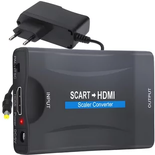 ADAPTER KONWERTER SCART DO NA HDMI AV EURO FULL HD - Pozostałe akcesoria do telefonów - miniaturka - grafika 2