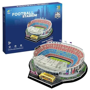 Stadion piłkarski - CAMP NOU - Barcelona FC - Puzzle 3D 63 elementy - Puzzle - miniaturka - grafika 1
