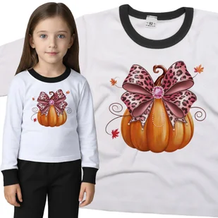 Piżama dziecięca Dynia Z Różową Kokardą W Panterkę Dzień Dyni 86/92 - VoloDonum - Piżamy dla dziewczynek Piżama dziecięca Dynia Z Różową Kokardą W Panterkę Dzień Dyni 86/92 - VoloDonum - Piżamy dla dziewczynek - miniaturka - grafika 1