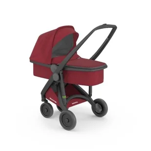 Wózek Greentom Carrycot black - cherry - Wózki dziecięce - miniaturka - grafika 1