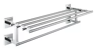 Wieszaki łazienkowe - Grohe QuickFix Start Cube - Wieszak na ręczniki, chrom 41099000 - miniaturka - grafika 1