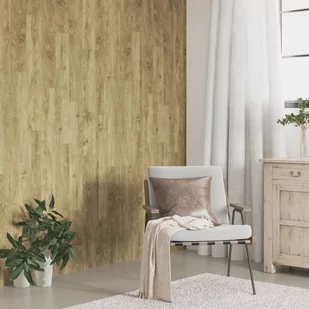 vidaXL Panele ścienne, drewnopodobne, brązowe, PVC, 4,12 m² - Dekoracje domu - miniaturka - grafika 1