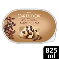 Lody i desery lodowe - Carte D'Or Les Desserts Lody waniliowe i lody kawowe z sosem kakaowym i kawałkami czekolady 825 ml - miniaturka - grafika 1