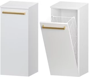 Słupek Łazienkowy Matowy ATHOS 30 1K - Uchwyt Złoty - Szafki łazienkowe - miniaturka - grafika 1