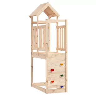 Domek do placu zabaw ze ścianką wspinaczkową, 53x110,5x214 cm Lumarko! - Place zabaw - miniaturka - grafika 1