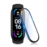 Akcesoria do smartwatchy - Szkło hartowane 3D do Mi Band 5 / M5 - miniaturka - grafika 1