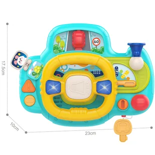 WOOPIE BABY Kierownica Samochodowa Interaktywna z Swiatłami Dźwiękiem - Zabawki interaktywne dla dzieci - miniaturka - grafika 5