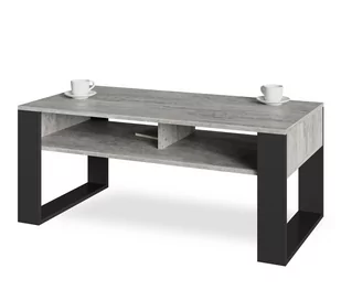 Ława ST7 BET Stolik Kawowy Beton Czarny Loft - Ławy i stoliki kawowe - miniaturka - grafika 1