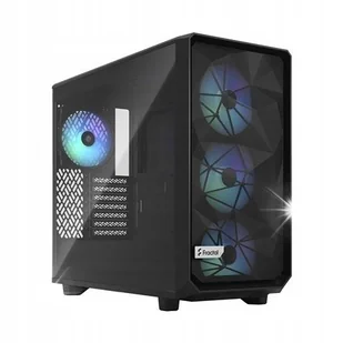 Obudowa Fractal Design Meshify 2 Lite RGB TG Light Tint RGB Okno Czarna - Obudowy komputerowe - miniaturka - grafika 1