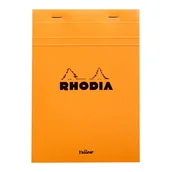 Notesy i bloczki - Legal Pad Rhodia N°16 A5 14,8x21 cm, kratka, pomarańczowy - miniaturka - grafika 1