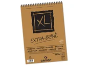 Podobrazia, bloki, papiery - Canson BLOK RYSUNKOWY XL EXTRA WHITE A4 90G 120ARK EXTRA BIAŁY (NA SPIRALI) 200787500 - miniaturka - grafika 1