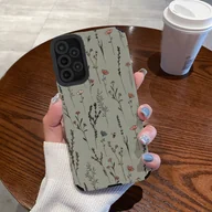 Inne - TEMU Wzorzyste etui na telefon TPU z motywami kwiatowymi, odpowiednie do telefonów Galaxy A32/A01/A03S/A11/A12/A21S/A20S/A32 - miniaturka - grafika 1