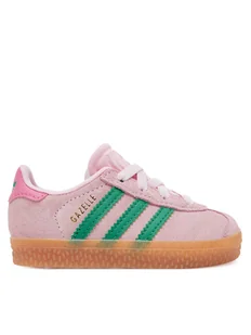 adidas Sneakersy Gazelle Comfort Closure JP7138 Różowy - Buty dla dziewczynek - miniaturka - grafika 1