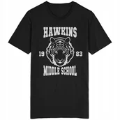 Koszulki męskie - Hawkins Koszulka Stranger Things Demogorgon Eleven - miniaturka - grafika 1