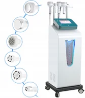 Kombajny kosmetyczne - Urządzenie profesjonalny kombajn do wyszczuplania odchudzania modelowania sylwetki liposukcja drenaż fale radiowe kawitacja RF LED 6w1 Ultra - miniaturka - grafika 1