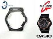 Akcesoria do zegarków - Bezel Casio GA-200RG GA-200RG-1 GA-200 GA-201 GAS-100 GAW-100 czarny połysk - miniaturka - grafika 1
