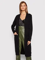 Swetry damskie - Vila Kardigan Ril 14042770 Czarny Regular Fit - miniaturka - grafika 1