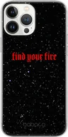 Etui i futerały do telefonów - Etui do Apple IPHONE XS Max Find your fire 002 Babaco Nadruk pełny Czarny - miniaturka - grafika 1