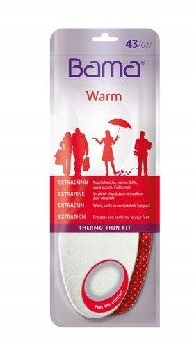 BAMA THERMO THIN FIT WKŁADKI DO BUTÓW IZOLACYJNE 43 JYC